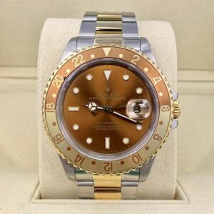 Eye of the Tiger Rootbeer Two Tone Brown Dial 18K Yellow Gold Steel 1997