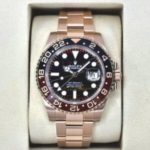 “Rootbeer”40mm 126715CHNR Rose Gold Tiger Iron Dial